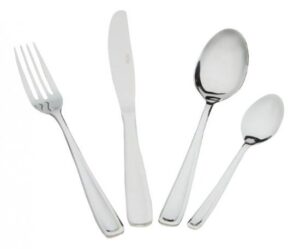 סט סכו"ם נירוסטה 24 חלקים – Soltam Nina, כסוף