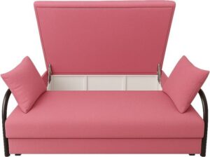 ספה נפתחת עם ארגז מצעים דגם שיר King Comfort - צבע ורוד