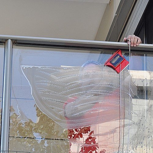 מנקה חלונות דו צדדי Bpatent לעובי 10-16 מ״מ