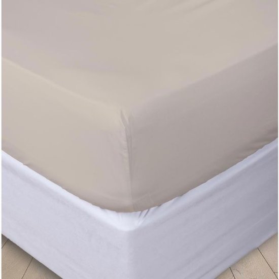 סדין ג'רסי 100% כותנה למיטה בגודל 180x200 ס"מ מבית Vardinon – קרם