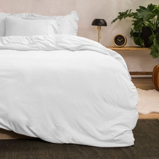 115130_b_1.jpg סדין ג'רסי 100% כותנה למיטה בגודל 120x200 ס"מ מבית Vardinon – לבן