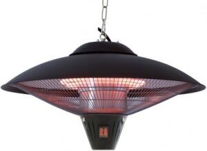 מחמם חשמלי תלוי קטן AMGAZIT - צבע שחור