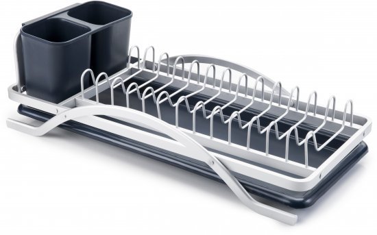 מתקן ייבוש כלים וסכו"ם – Ibili, כחול כהה / לבן