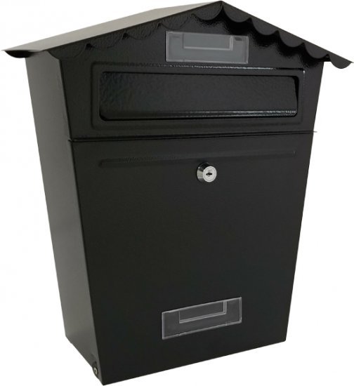 תיבת דואר אודם צבע שחור SIH