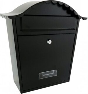 תיבת דואר לשם צבע שחור SIH