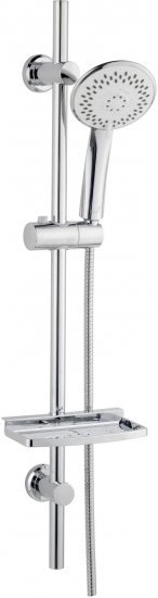 מוט רחצה למקלחת 80 ס"מ 5 מצבים דגם אילן 550117 מבית Aquila - צבע כרום