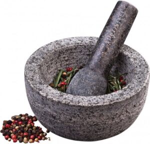 מכתש ועלי גרניט 13x7 ס"מ – Arcosteel