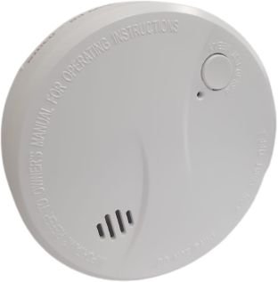 גלאי עשן עצמאי ללא חיבור למתח החשמל בעל סוללה מובנית Heiman