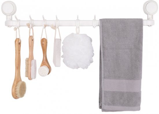 מתלה ואקום למגבות מבית Bpatent – צבע לבן