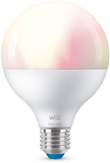 נורת LED חכמה Wiz WiFi+Bluetooth+RGB E27 11W G95 – גוון אור מתכוונן 2200K-6500K