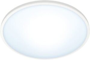 מנורה צמודת תקרה חכמה Wiz SuperSlim 14W – גוון אור מתכוונן 2700K-6500K – צבע לבן