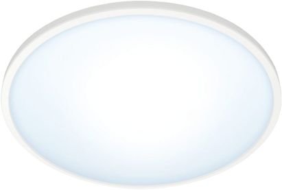 מנורה צמודת תקרה חכמה Wiz SuperSlim 14W – גוון אור מתכוונן 2700K-6500K – צבע לבן