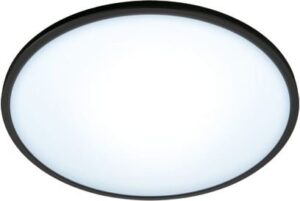194353_b_1.jpg מנורה צמודת תקרה חכמה Wiz SuperSlim 14W – גוון אור מתכוונן 2700K-6500K, צבע שחור