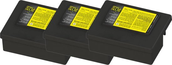 מארז 3 תיבות האכלה להדברת עכברים