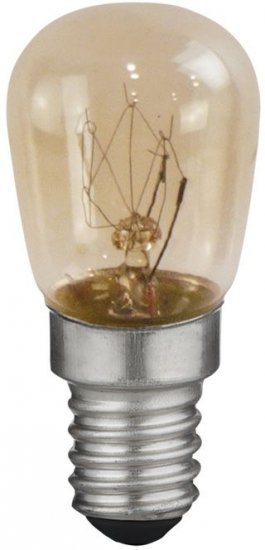 נורת פיגמי למקררים Eurolux E14 T26 25W – גוון אור 2200K