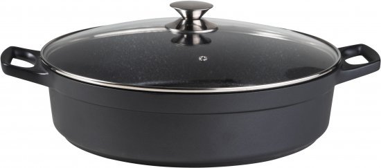 סיר סוטאז' 10 ליטר 40x9.5 ס"מ עם ידיות סיליקון – Arcosteel Professional