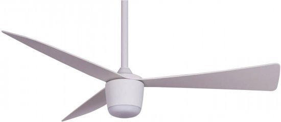 מאוורר תקרה Star 7 בגודל 36'' עם גוף תאורה וכולל שלט רחוק - צבע לבן