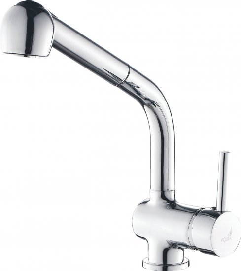 ברז מטבח נשלף Aquila Valle - צבע כרום