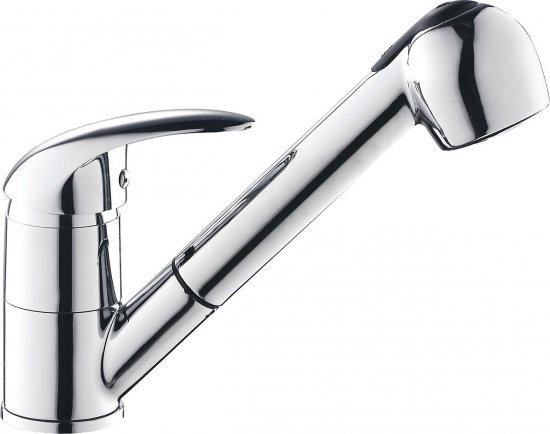 ברז מטבח נשלף Aquila Monte - צבע כרום