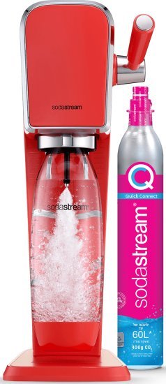 מכשיר סודה + מיכל גז – Sodastream ART, אדום