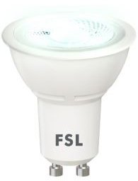 נורת LED CW לבן דקרויקה FSL 7W 230V GU10 – גוון אור 6500K