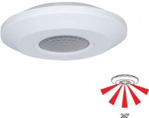 גלאי תנועה PIR תקרתי SLIM מבית Omega