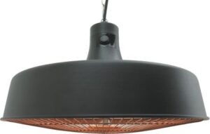 פטריית חימום חשמלית וינטג' לתלייה S.Patio 2100W - צבע שחור