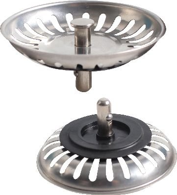 ונטיל נירוסטה לכיור אמריקאי 79 מ"מ Aquila Nick