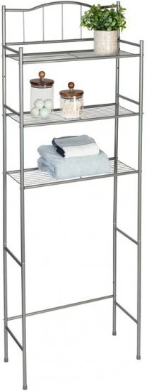 מעמד אחסון מניקל 3 קומות מעל האסלה מבית Honey Can Do