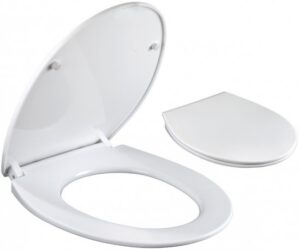 מושב אסלה טריקה שקטה מבית Aquila - צבע לבן