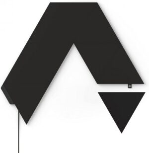 248990_b_1.jpg ערכת בסיס לוחות תאורה RGB חכמים Nanoleaf Shapes Ultra Black – צורת משולש – 9 יחידות