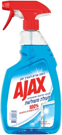 Ajax - ספריי לניקוי חלונות 750 מ"ל