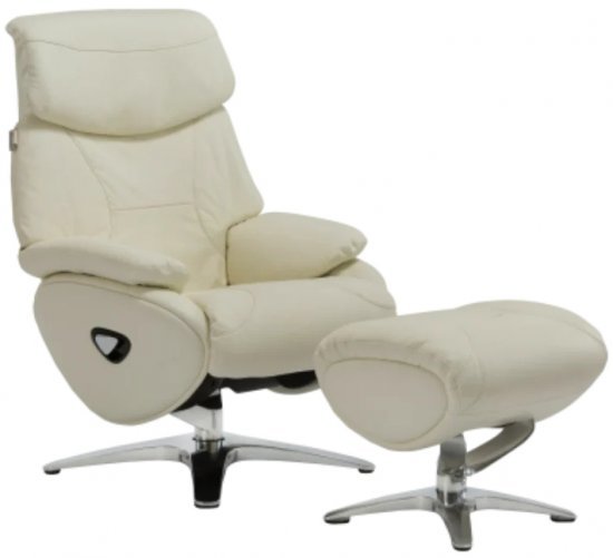 257570_b_1.jpg כורסת נוחות מעור + הדום Benda - צבע לבן