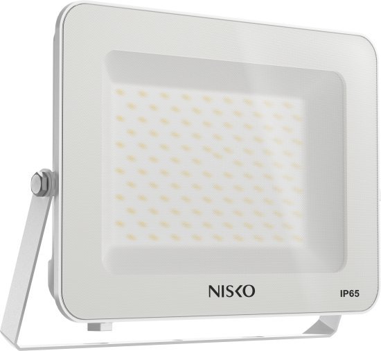 תאורת הצפה NISKO EAGLE 100W LED IP65 – גוון אור קר 6000K, צבע לבן