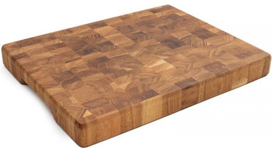 בוצ'ר EndGrain מעץ אלון 40X30 ס"מ – Eco Israel