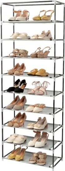 264799_b_1.jpg ארון נעליים 9 מדפים לכ-27 זוגות נעלים Ramos צבע אפור