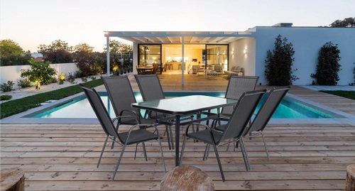 264881_b_1.jpg סט פינת אוכל ברצלונה שולחן + 6 כיסאות PLAYA - שחור