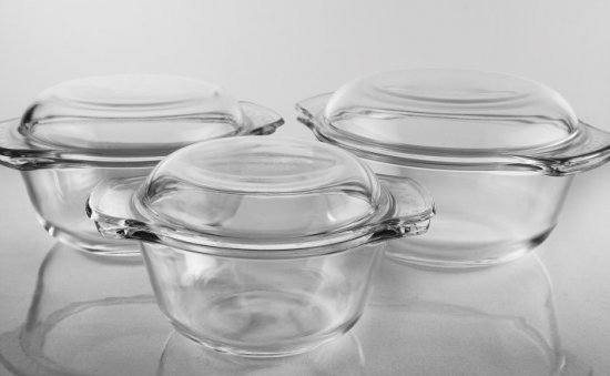 מארז 3 סירים אפייה והגשה מזכוכית מחוסמת – Soltam, כולל מכסים