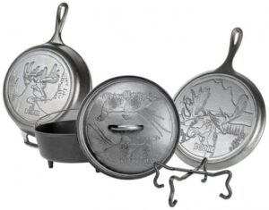 סט 5 חלקים מברזל יצוק – Lodge Wildlife L5WLSETA