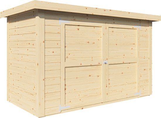 מחסן גינה מעץ GardenX דגם Bicycle 74 - 2.27X1.16 מטר