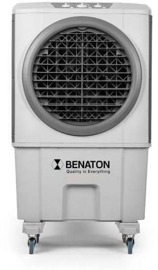 מצנן אוויר עוצמתי 60 ליטר 210W מבית Benaton - צבע אפור לבן