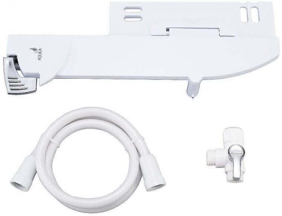 מערכת בידה למושב אסלה מבית Aquila - צבע לבן