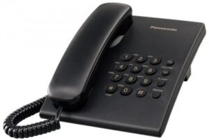 טלפון שולחני חוטי Panasonic KX-TS500MXB שחור