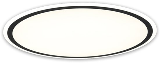 מנורה צמודת תקרה קוטר 80 ס"מ Lumitec Piano IP20 70W – צבע גוף לבן – גוון אור 3000K