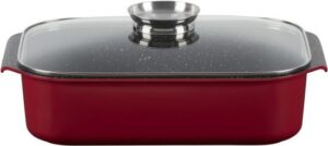 רוסטר 6.1 ליטר Adoni Stone + זוג כפפות – Arcosteel, אדום