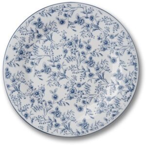 סט 6 צלחות מנה עיקרית 26.5 ס''מ – Arcosteel Opal, פרחוני כחול