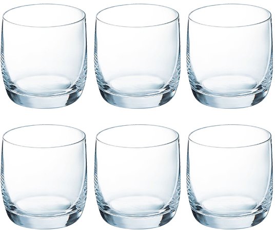 סט 6 כוסות זכוכית 310 מ"ל – Luminarc Vigne Lowball