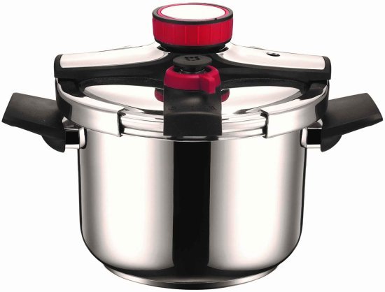 סיר לחץ נירוסטה 8 ליטר 24 ס"מ – Soltam COMFORT