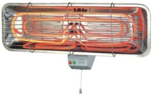 תנור אמבטיה כפול 2200W מבית Matrix - צבע נירוסטה