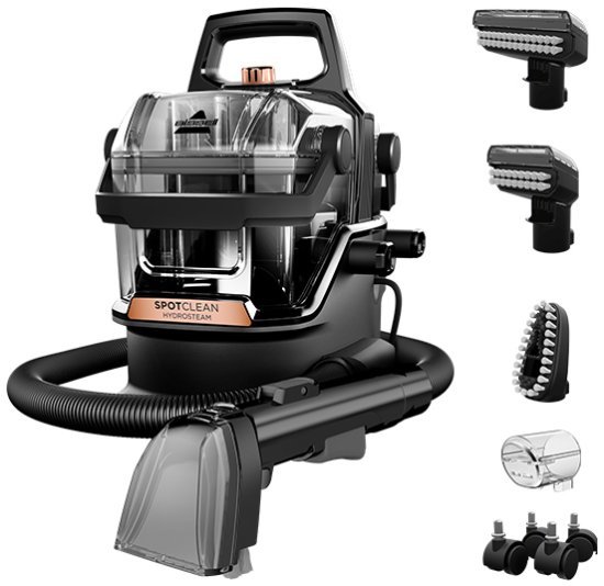 מכונת ניקוי שואבת ושוטפת חוטית Bissell SpotClean HydroSteam Pro Multi-Surface